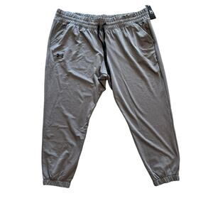 UNDER ARMOUR RIVAL TERRY JOGGER WOMENS GRAY NWT SIZE 2XL PLUS
